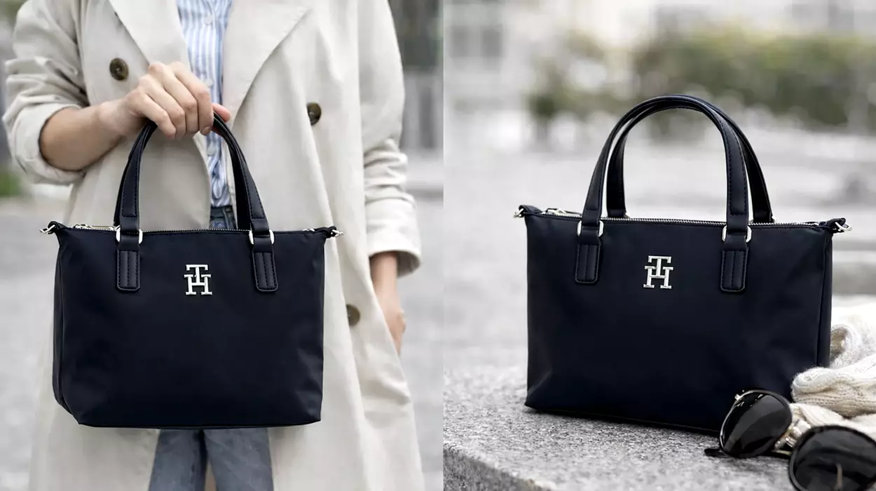 Chollo Bolso Tommy Hilfiger Poppy Small Tote para mujer por sólo 41€ con envío gratis (52% de descuento)