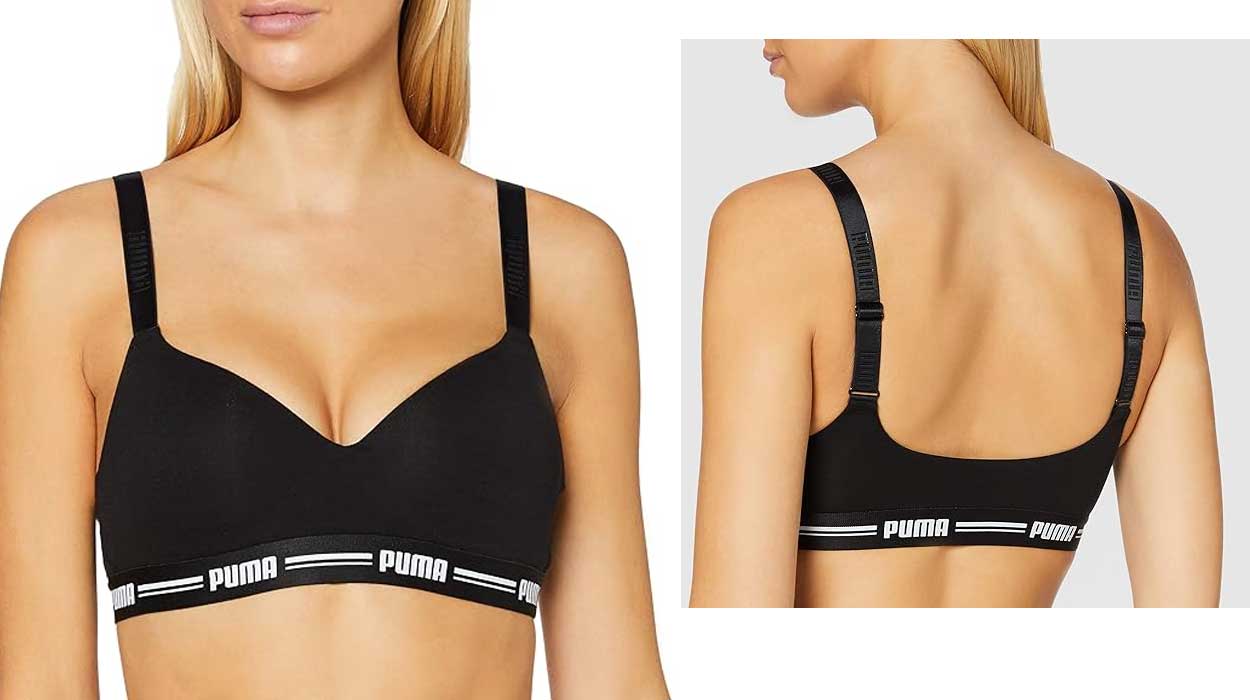 Máxima comodidad durante tus entrenamientos y en tu día a día con este sujetador PUMA a precio mínimo (-44%)