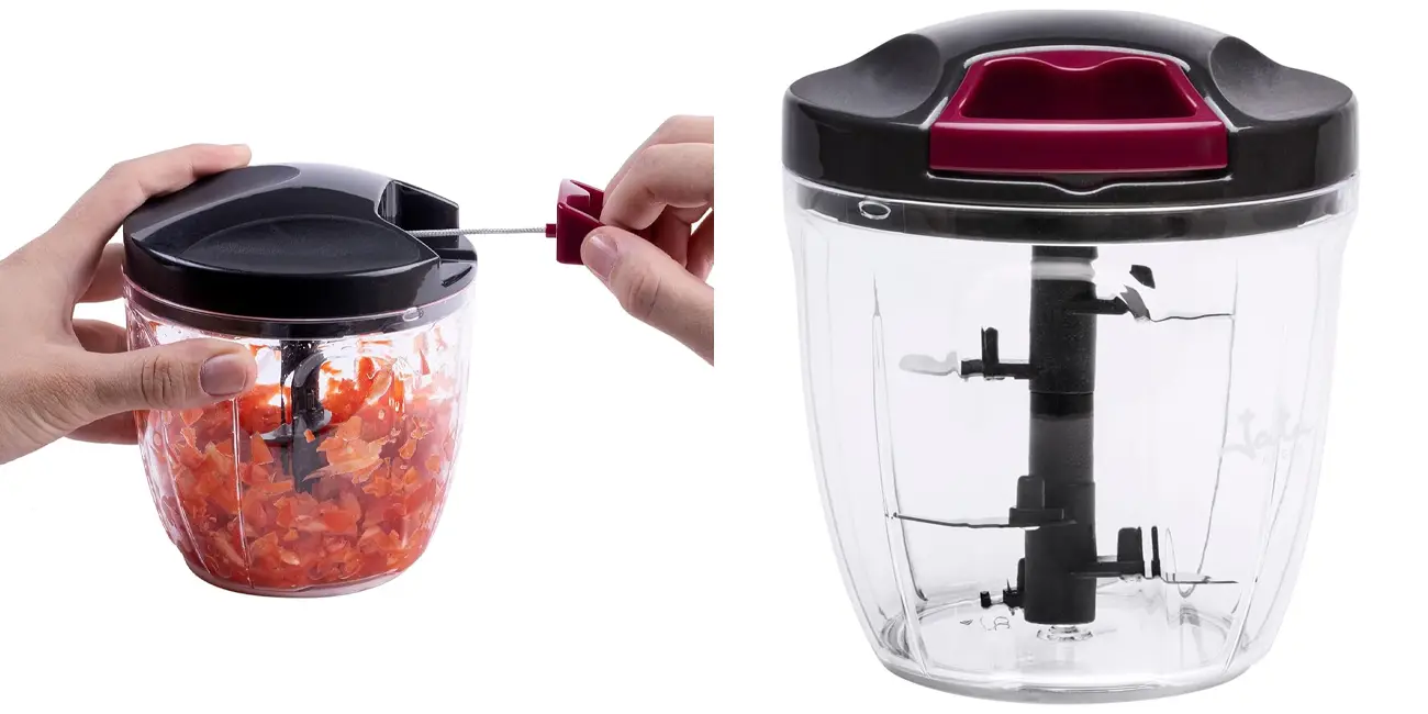 Esta picadora manual de JATA cuesta menos de 8€ y te ahorra mucho tiempo en la cocina