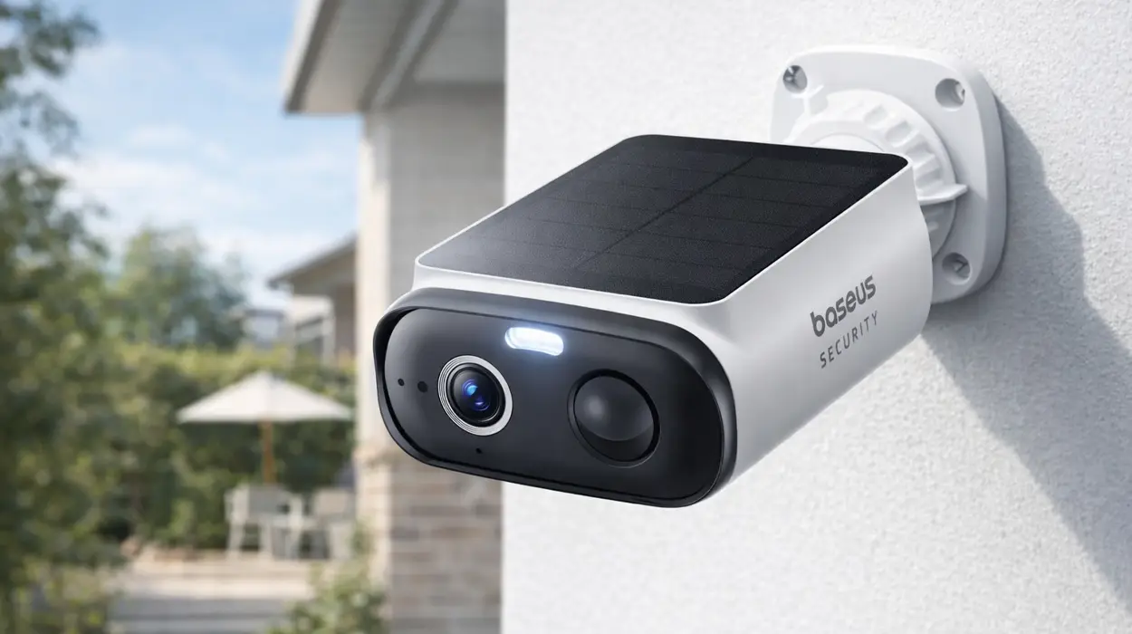 Chollo Cámara de vigilancia WiFI Baseus Security S1 Lite Solocam para exterior por sólo 37,99€ con envío gratis (-53%)