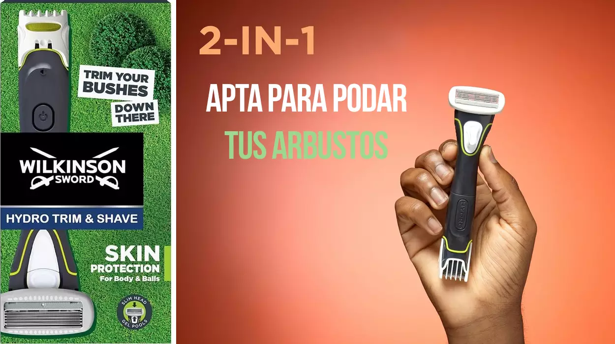 Amazon rasura a precio de carcajada esta recortadora corporal Wilkinson, apta para podar tus arbustos sin tirones ni cortes