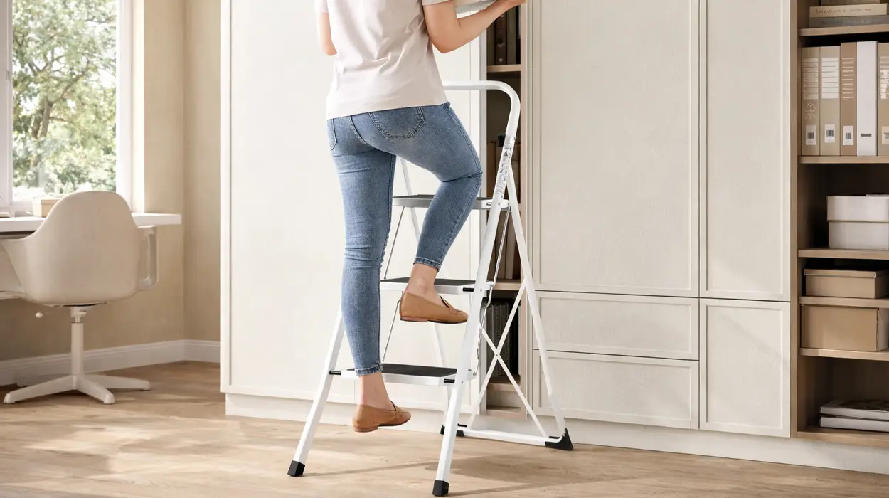 Esta escalera todo-terreno para tu hogar es ligera, estable y plegable, y ahora tiene un 63% de descuento en AliExpress