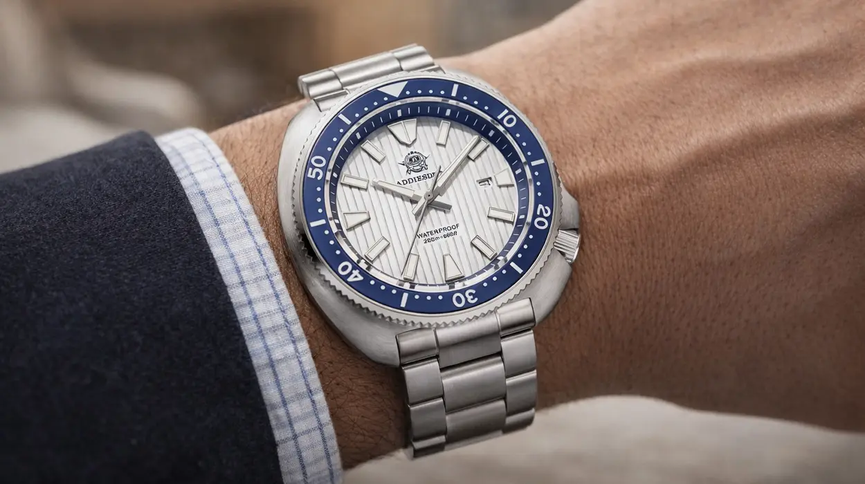 Este reloj analógico ADDIESDIVE es elegante, resistente y tiene un 60% de descuento en AliExpress