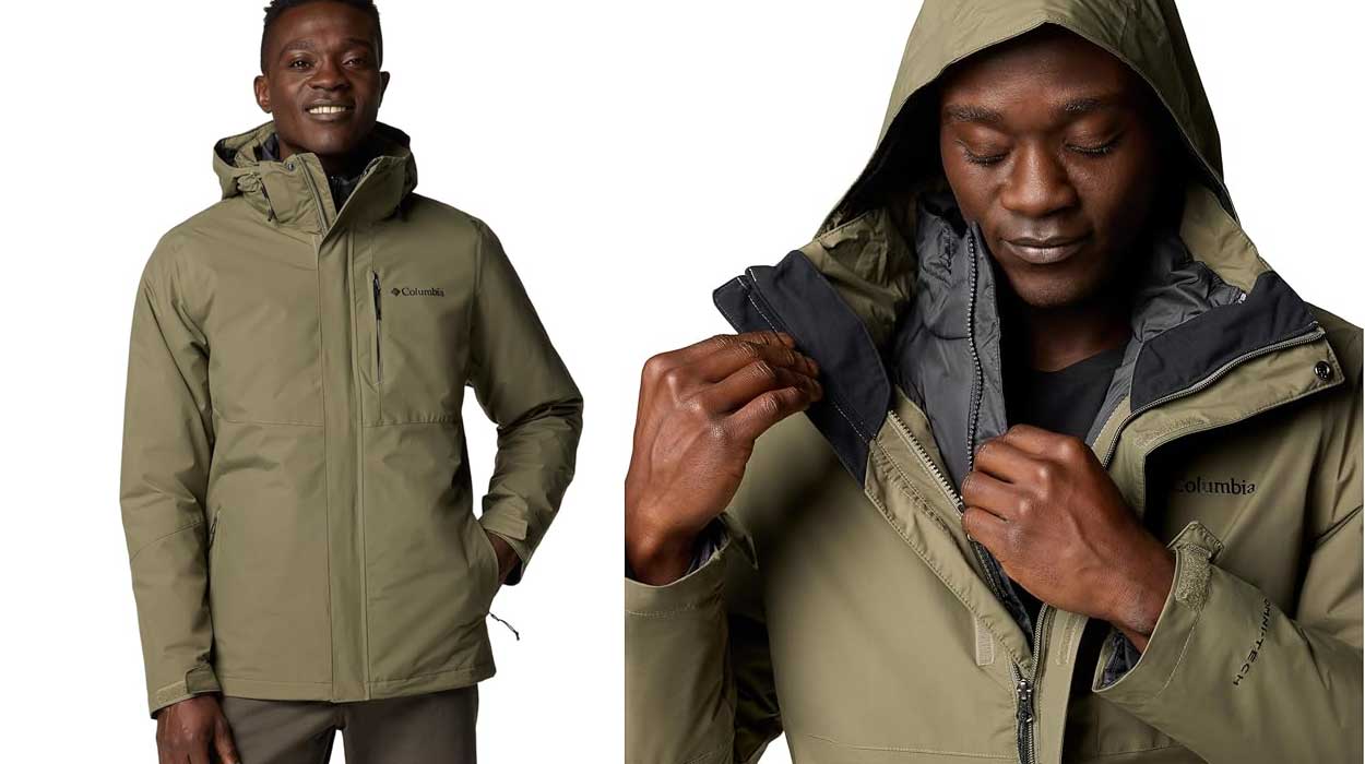 Chollo Chaqueta Columbia Element Blocker Interchange para hombre por solo 136,10€ con envío gratis (-41%)