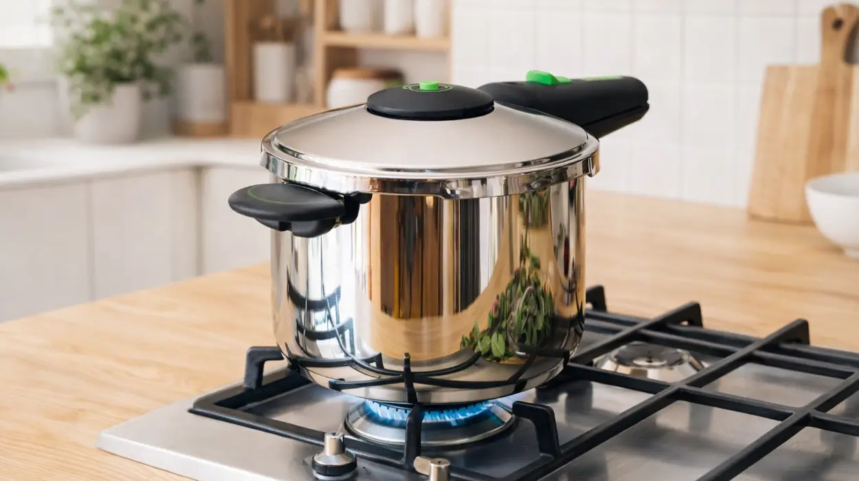Cocina más rápido y sin complicaciones: esta olla a presión MONIX Presto de 7 L cae a menos de 43€ en Amazon