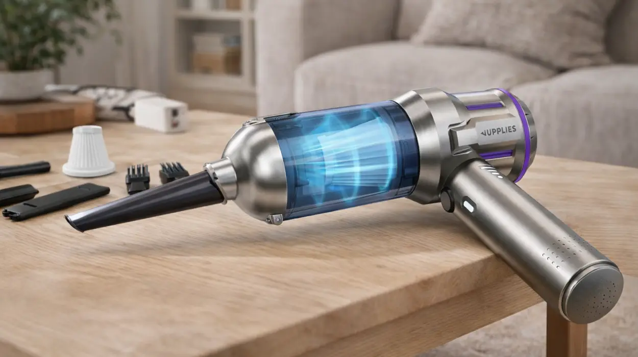 Este aspirador de mano barato también sopla, infla y hace vacío por menos de 25€