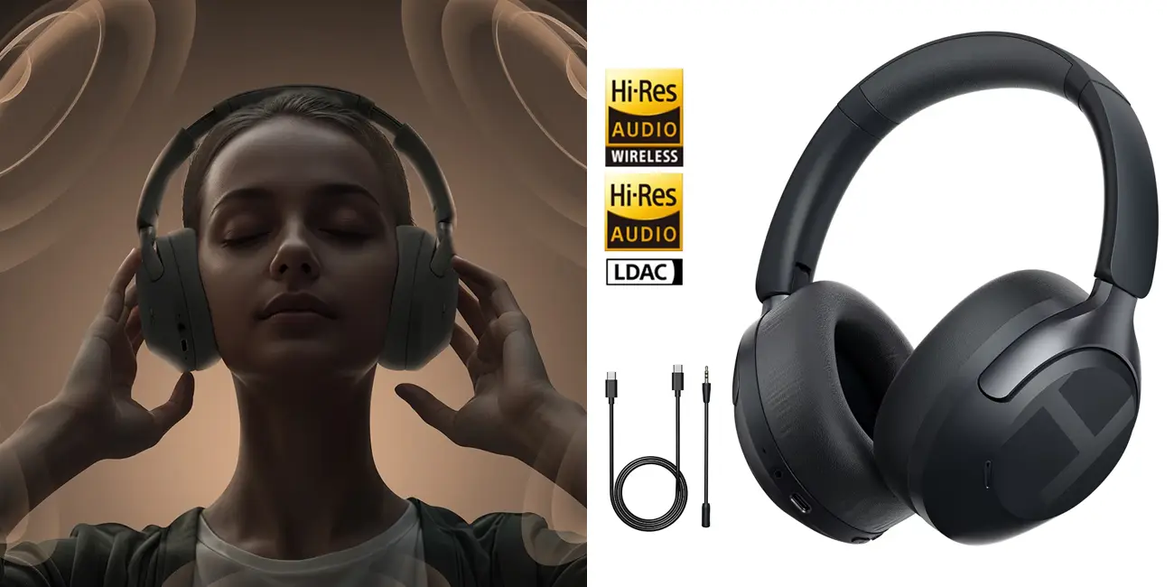 Chollo Auriculares de diadema inalámbricos HAYLOU S40 por sólo 48,69€ con cupón y envío gratis (-47%)