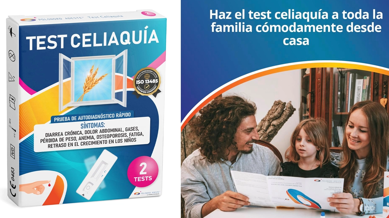 Si sospechas de una intolerancia al gluten, con este pack de tests de celiaquía obtendrás respuesta rápidamente y desde casa
