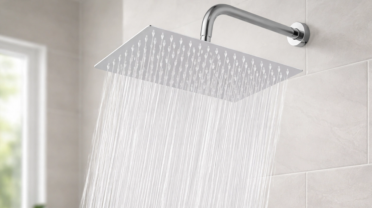 Chollo Cabezal de ducha de lluvia extragrande rectangular por sólo 27,90€ ¡Valoraciones TOP!