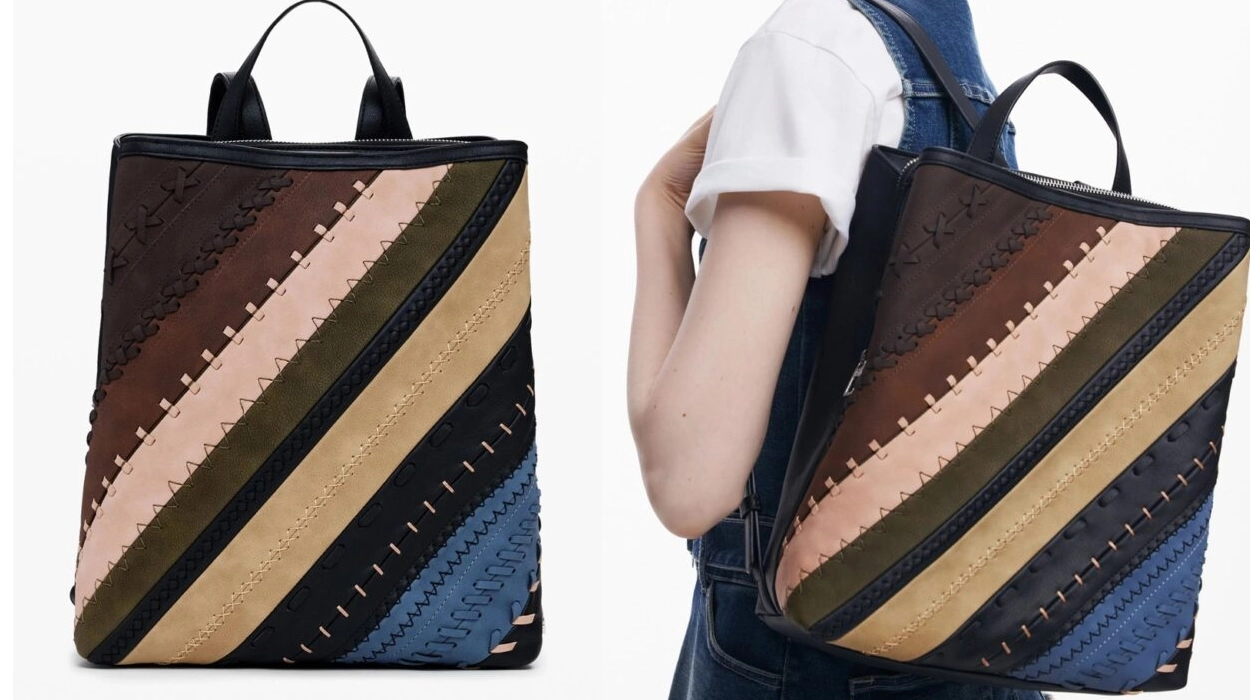 Chollo Mochila Desigual Quebec Whipstitch Sumy por sólo 39,95€ con envío gratis (29% de descuento)