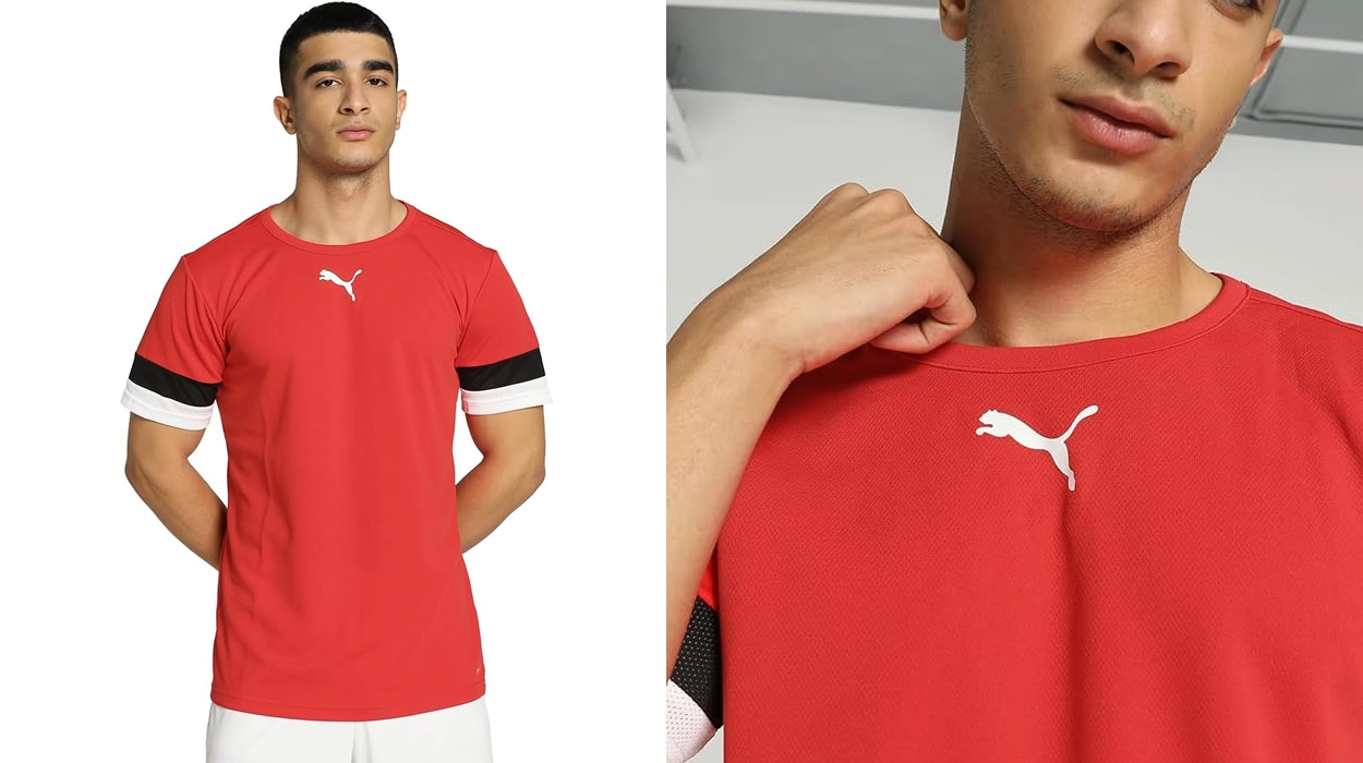 Chollo Camiseta Puma Teamrise unisex por sólo 9,99€ (-44%)