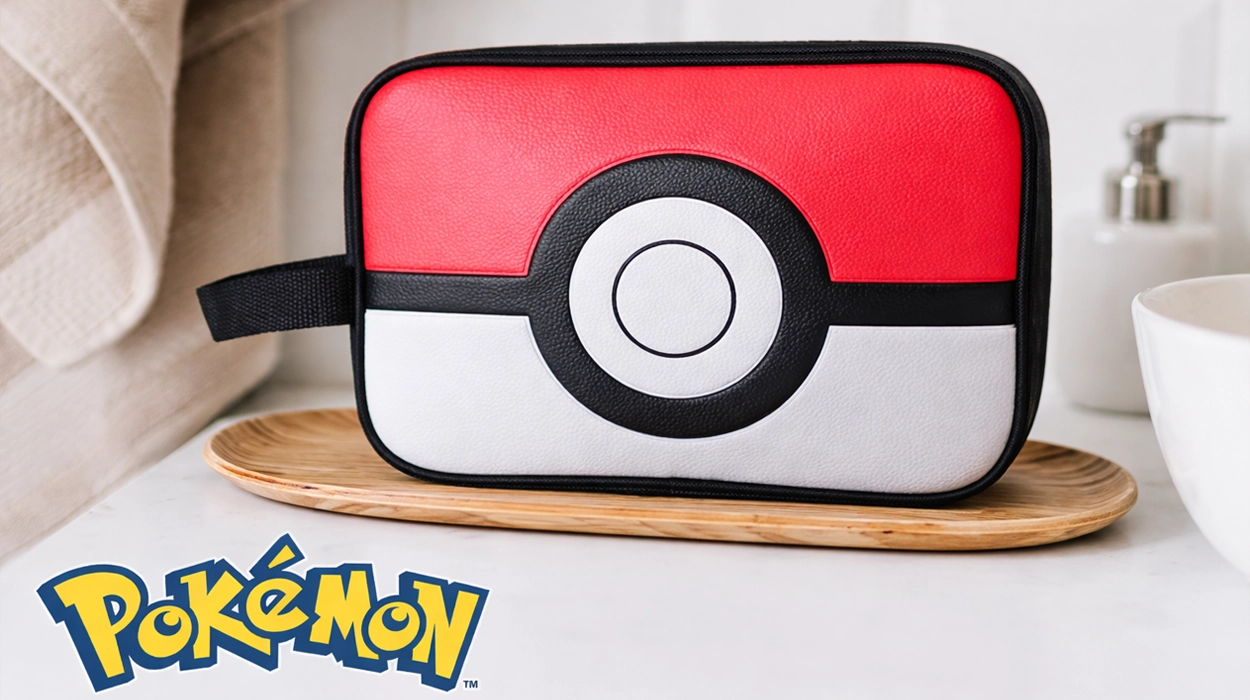 Chollo Neceser portatodo Pokémon Pokeball con asa por sólo 7,95€ (50% de descuento)