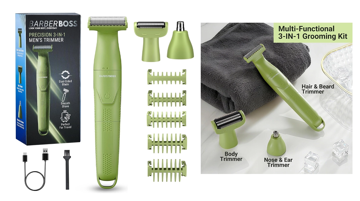 Afeita, recorta y perfila sin complicaciones: Este barbero 3 en 1 para barba, cuerpo, nariz y orejas cuesta hoy menos de 14 euretes