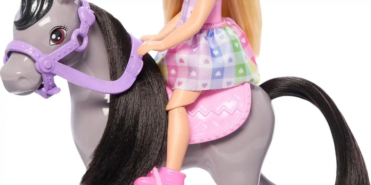 Chollo Muñeca Barbie Chelsea y su poni con accesorios por sólo 10€ (-57%)