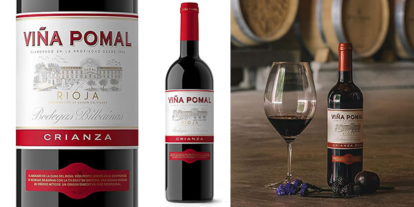 Chollo Vino tinto Viña Pomal Crianza con DOCa Rioja de 75 cl por sólo 6,98€ (-26%)