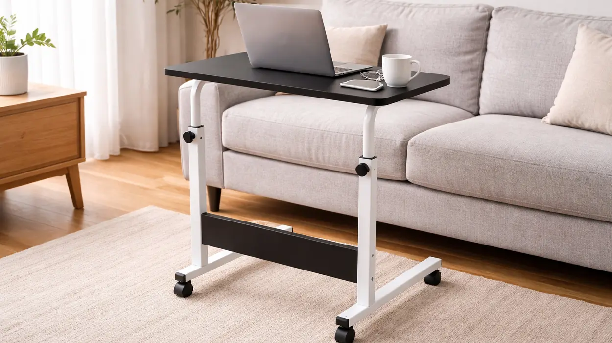 Chollo Mesa auxiliar con ruedas Acomoda por sólo 15,46€ con cupón y envío gratis (-56%)