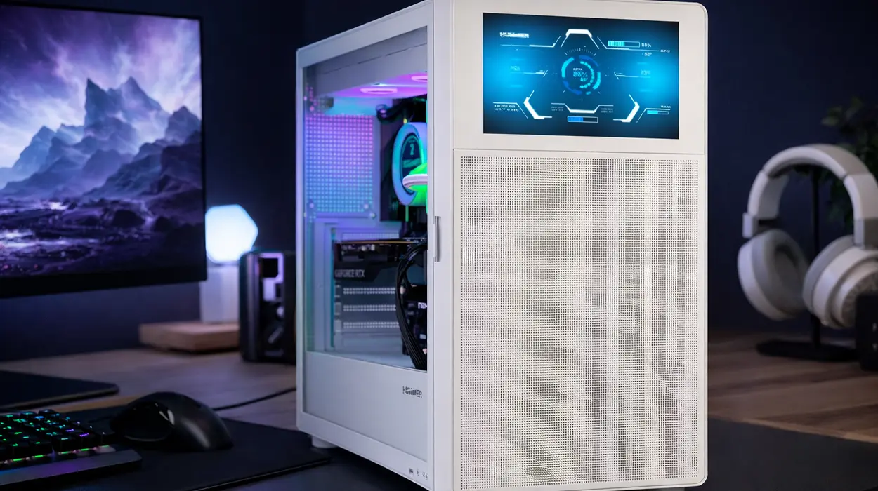 Monta un PC diferente con esta caja ATX NOX Xtreme con pantalla LCD personalizable por menos de 60€