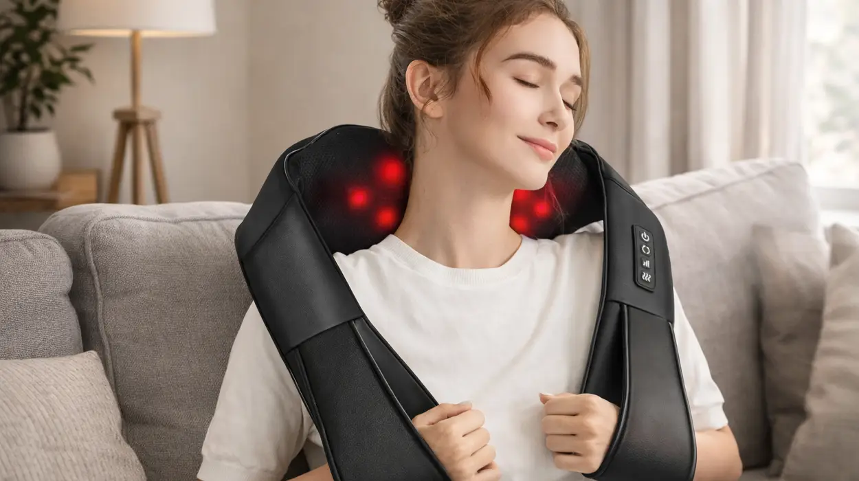 Chollo Masajeador eléctrico Brelley para hombros y cuello con función calor por sólo 32,48€ con envío gratis (-19%)