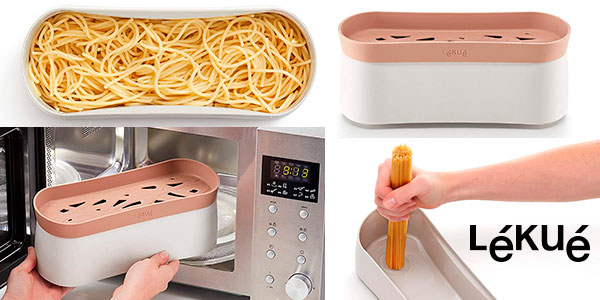 Chollo Cocedor de pasta Lékué por sólo 13,97€ (-50%)
