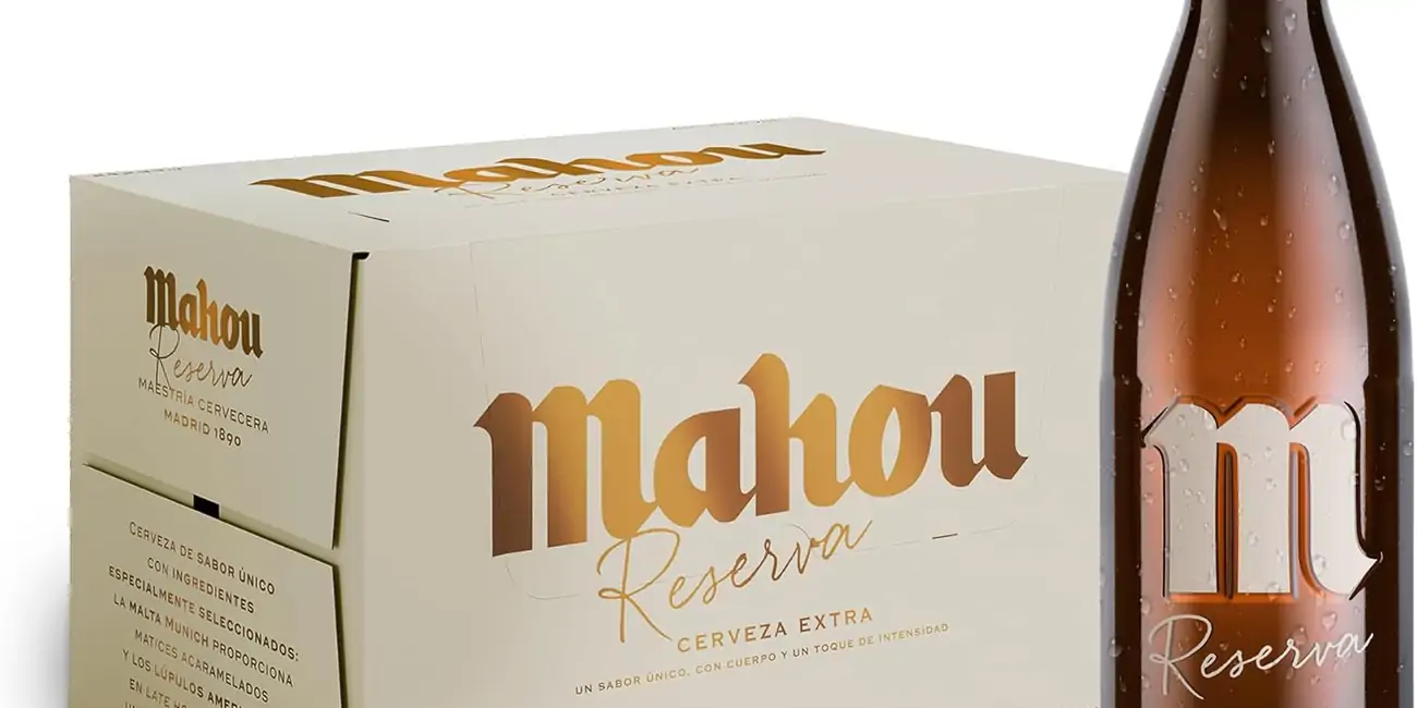 Chollo Pack de 24 botellines de cerveza Mahou Reserva de 33 cl por sólo 20,30€ (31% de descuento) ¡0,84€ cada uno!