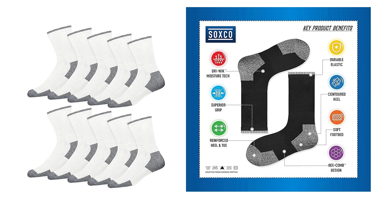 Calcetines de algodón gruesos y de calidad a sólo 1,20€ el par con este ofertón de Amazon