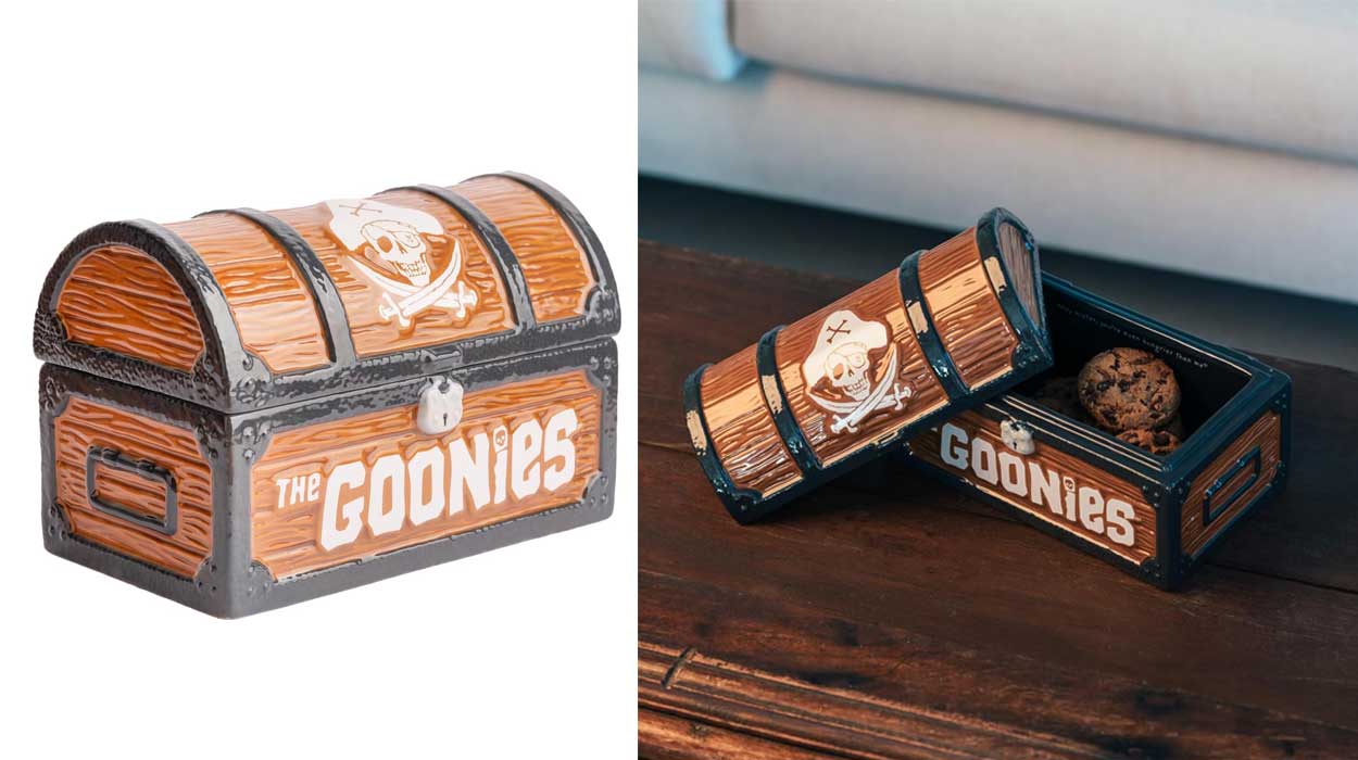 Llévate a casa el legendario botín de Los Goonies rebajado al -47% para llenarlo hasta arriba de galletas