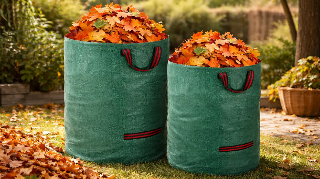 La alternativa reutilizable a las bolsas desechables para ahorrar limpiando el jardín