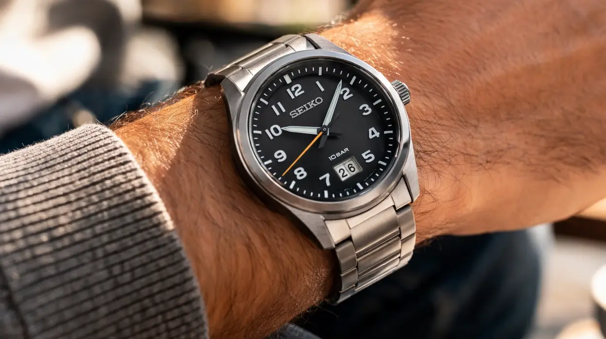 Chollo Reloj analógico Seiko SUR569P1 para hombre por sólo 179,10€ con envío gratis (-36%)