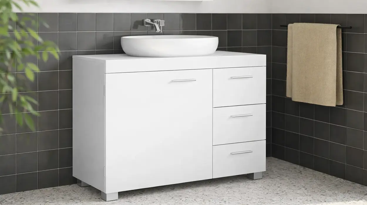 Chollo Mueble para lavabo VASAGLE por sólo 47,30€ con cupón y envío gratis (-70%)