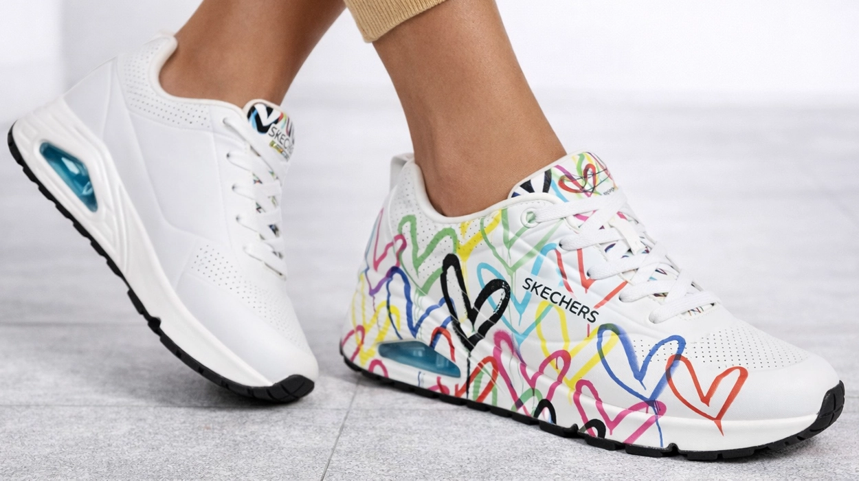 Chollo Zapatillas Skechers Uno Spread The Love para mujer por sólo 48,49€ con envío gratis (-51%)