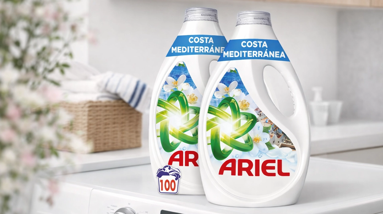 Detergente líquido Ariel Brisa Marina y Jazmín (Edición Limitada) a precio mínimo: sólo 0,23€ por lavado con este pack para meses