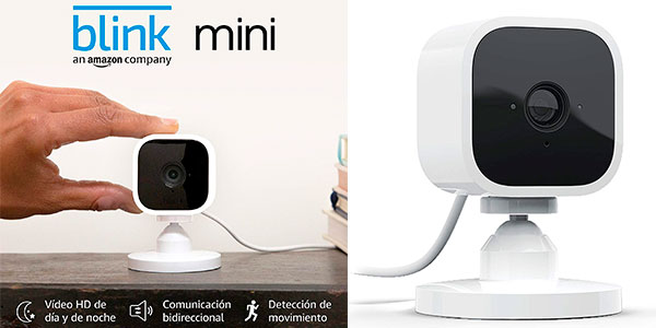 Chollo Cámara inteligente Blink Mini HD WiFi compatible con Alexa por sólo 14,99€ (-30%)