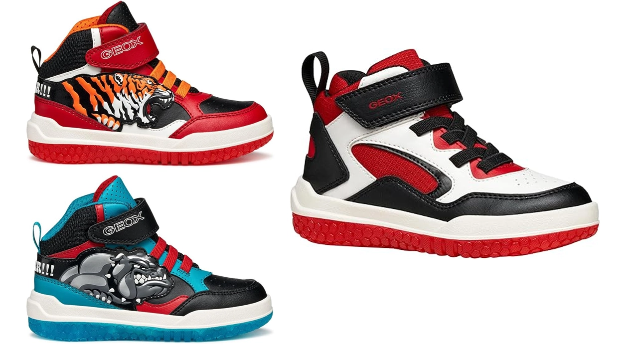 Chollo Zapatillas con luces Geox J Buzzerlight Boy para niños en varios diseños por sólo 26,95€ (59% de descuento)