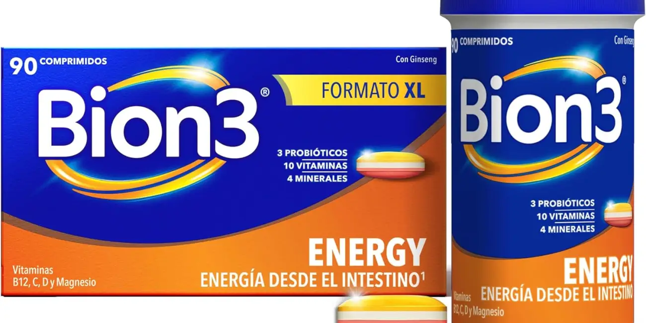 Chollo Bion3 Energy 90 Comprimidos Multivitamínicos con Probióticos por sólo 24,64€ (15% de descuento)