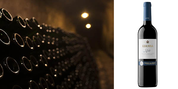Chollo Vino Ederra Roble DO Ribera del Duero de 75 cl por solo 6,09€ (32% de descuento)