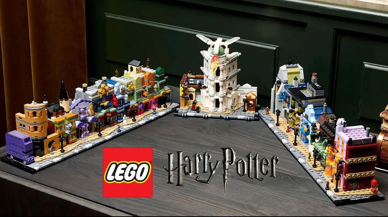 Chollo Set Tiendas Mágicas del Callejón Diagon de LEGO Harry Potter por sólo 157,99€ con envío gratis (-21%)
