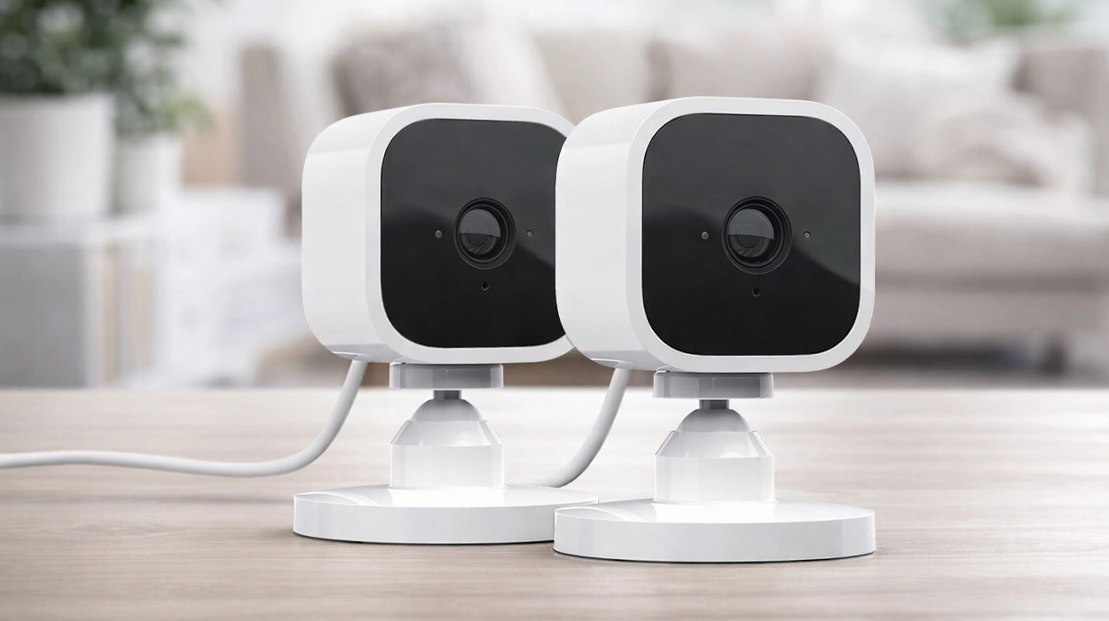 Vigila tu hogar o tu negocio día y noche con este pack de 2 cámaras de seguridad Blink Mini con audio bidireccional y detección de movimiento que se quedan en sólo 12,49€ cada una