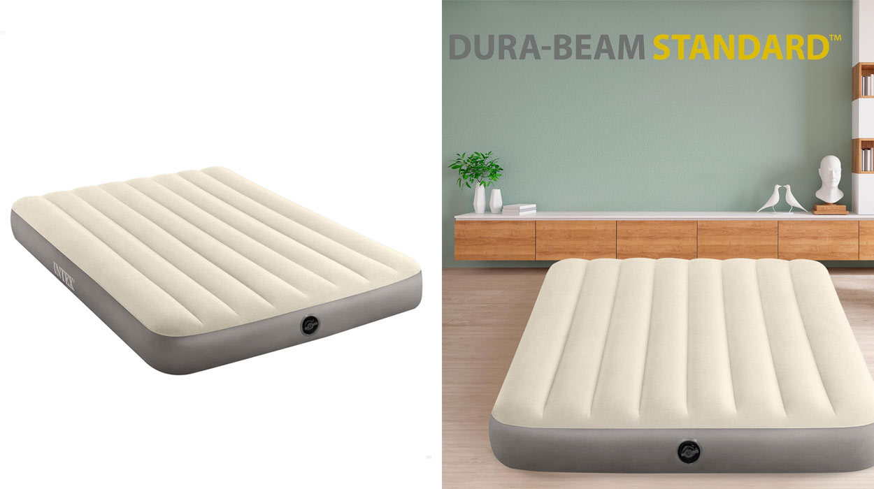 Chollo Colchón hinchable doble Intex Dura Beam Standard de 191x 137 cm por sólo 14,98€ (-32%)