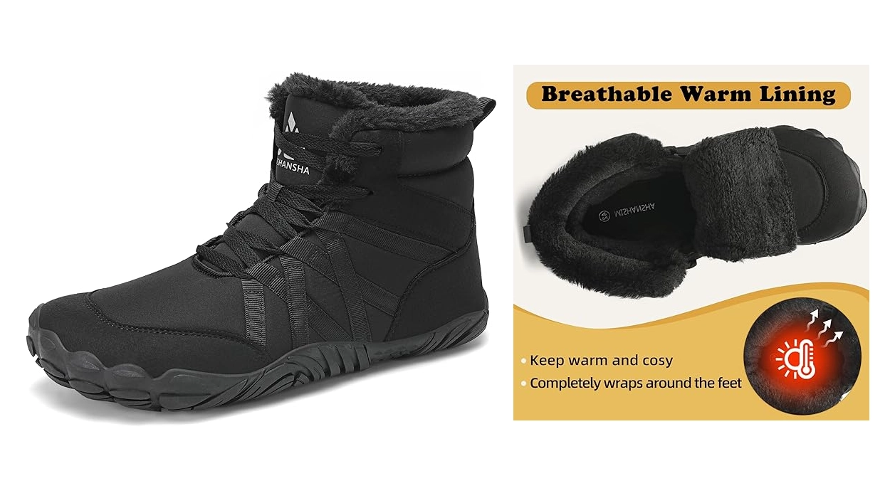 La comodidad del calzado barefoot también en invierno: Estas botas Mishansha unisex bajan a precio de derribo en el mejor color para usarlas a diario