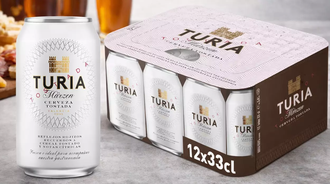 Chollo Pack x36 latas Cerveza Turia Märzen tostada de 330 ml por sólo 18,21€ con descuento al tramitar (-40%) ¡0,51€ cada una!