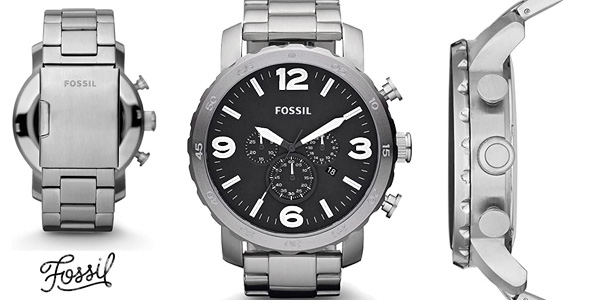 Chollazo Reloj analógico Fossil Nate con cronógrafo para hombre por sólo 109,98€ con envío gratis (50% de descuento)