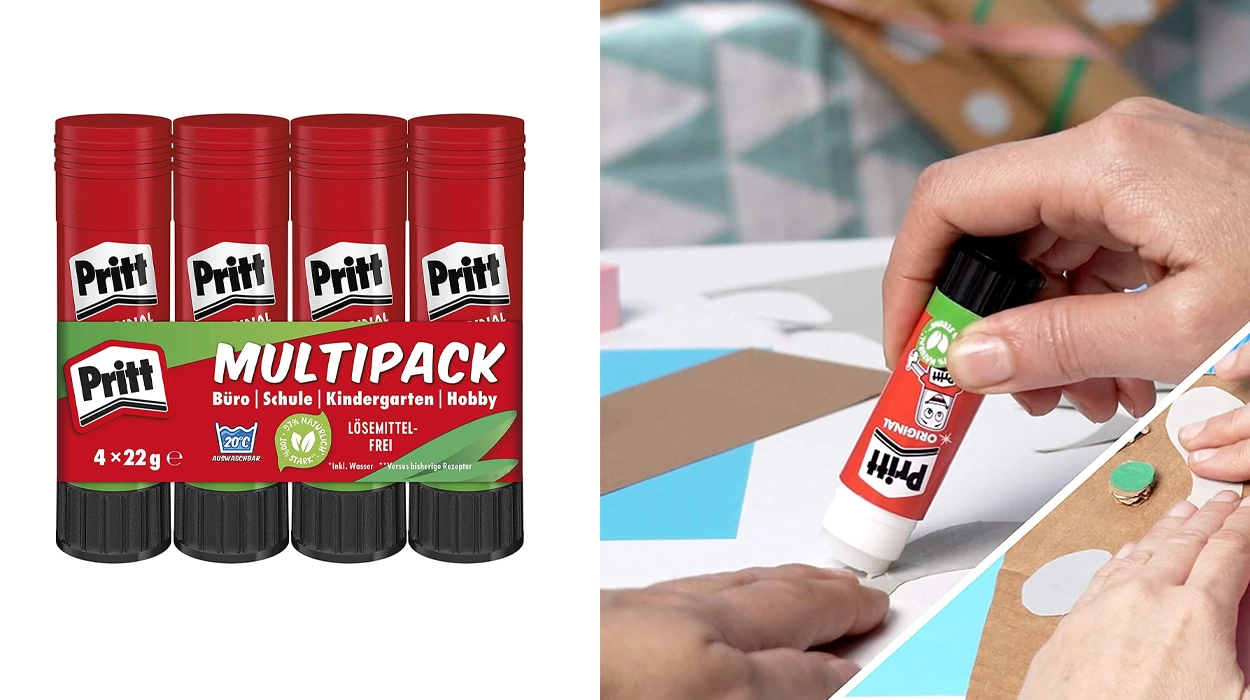 Chollo Pack x4 Pegamento en barra Pritt por sólo 3,80€ (-35%)
