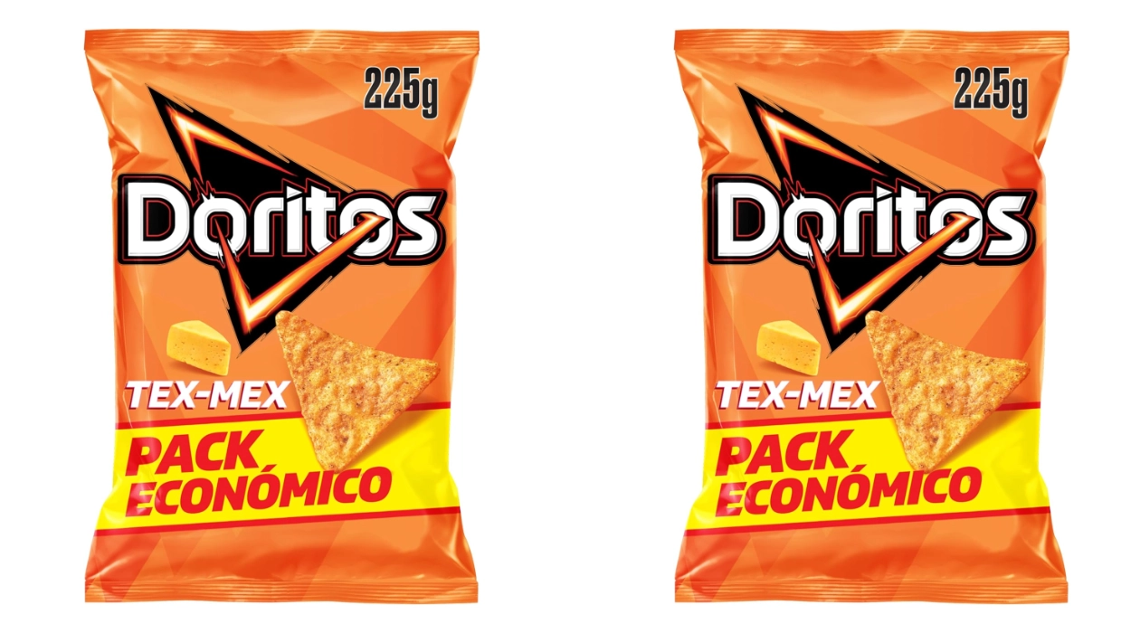 Chollo Pack x2 paquetes de Doritos Tex Mex de 225 g por sólo 3,35€ con -50% en 2ª unidad ¡1,67€ cada uno!