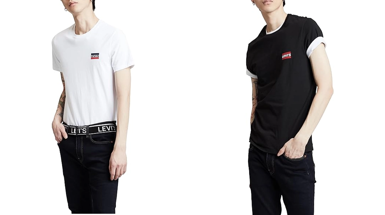 Chollo Pack x2 Camisetas Levi’s Crewneck Graphic para hombre desde sólo 12,56€ en talla M