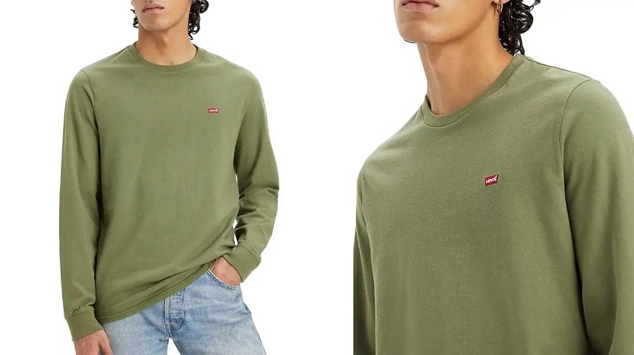 Chollo Camiseta de manga larga Levi’s Original Housemark para hombre por sólo 17,50€ (-30%)