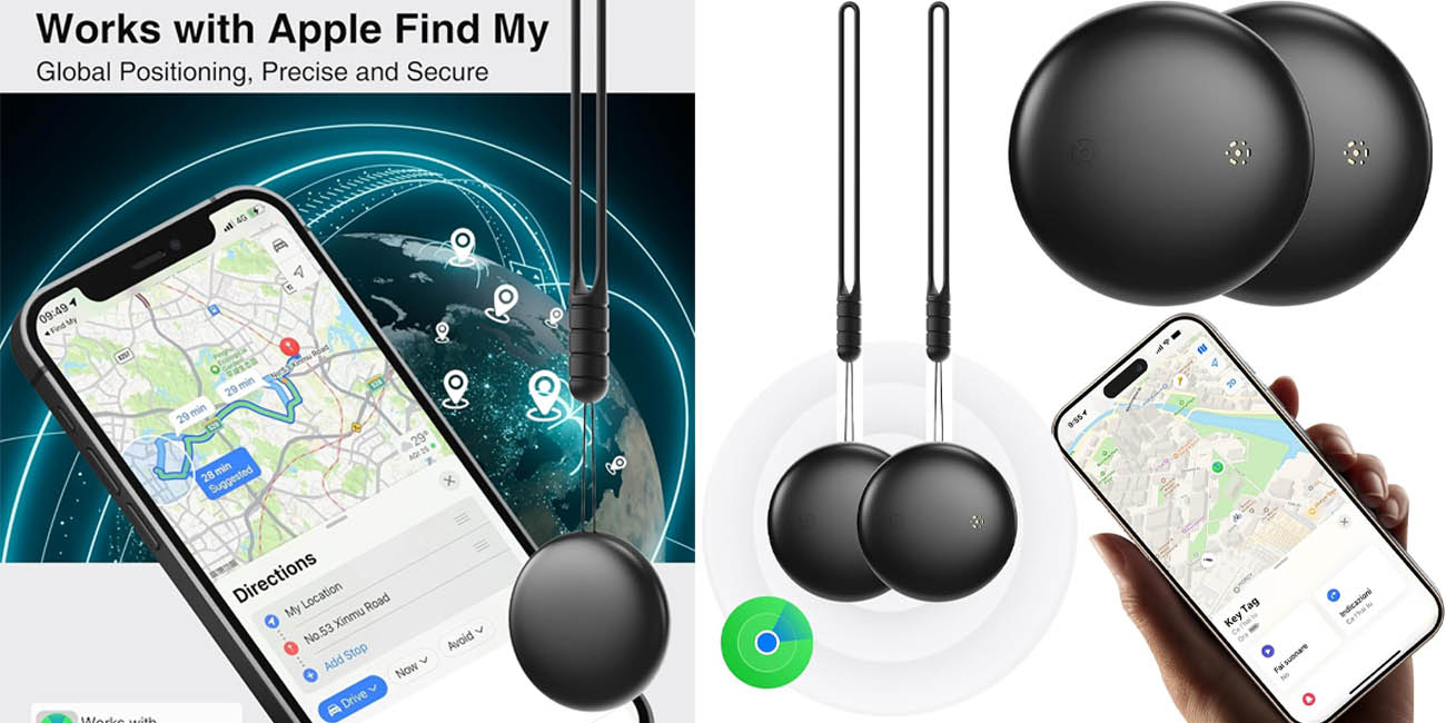 Chollo Pack de 2 rastreadores de objetos Fitabok compatible con Buscar de Apple por sólo 8,41€ (-60%)