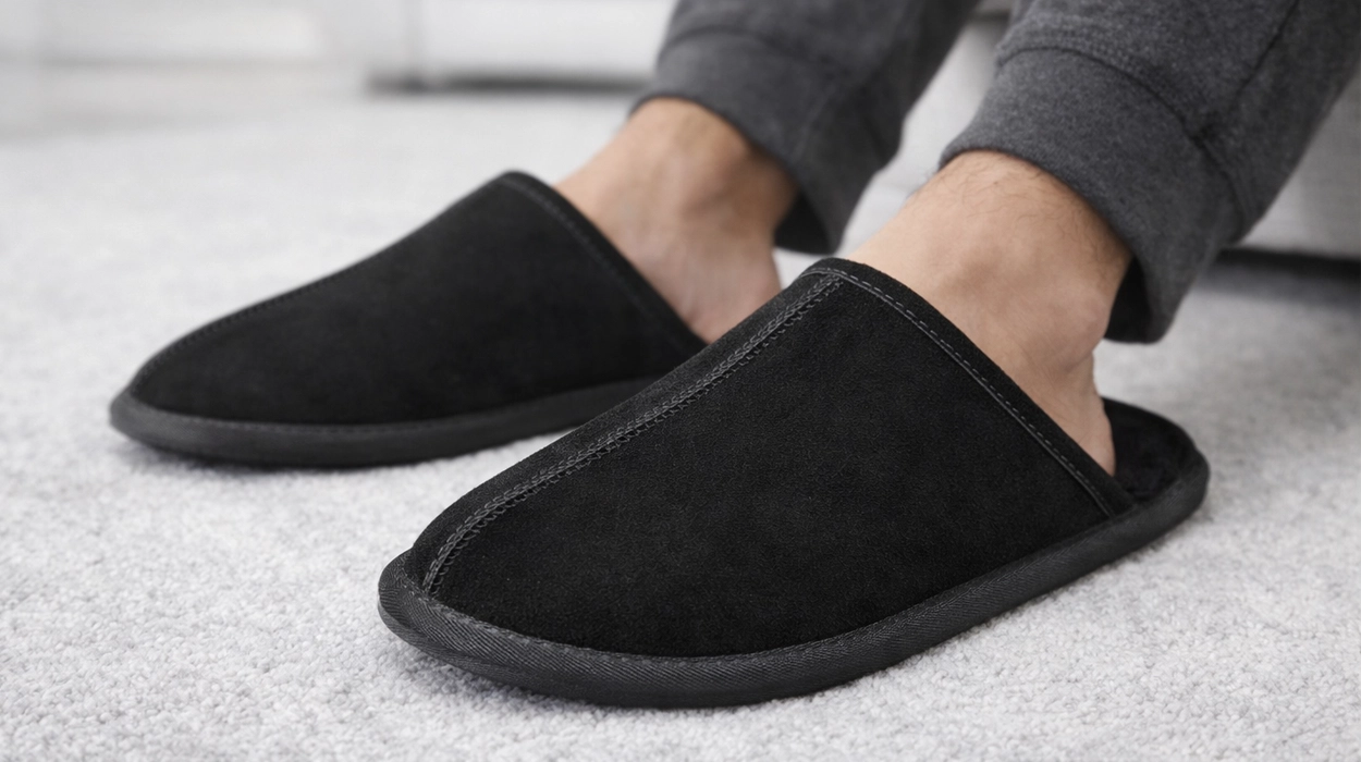 Te va a apetecer estar en casa con estas pantuflas abiertas Mishansha de espuma viscoelástica para hombre que cuestan menos de 10 euretes