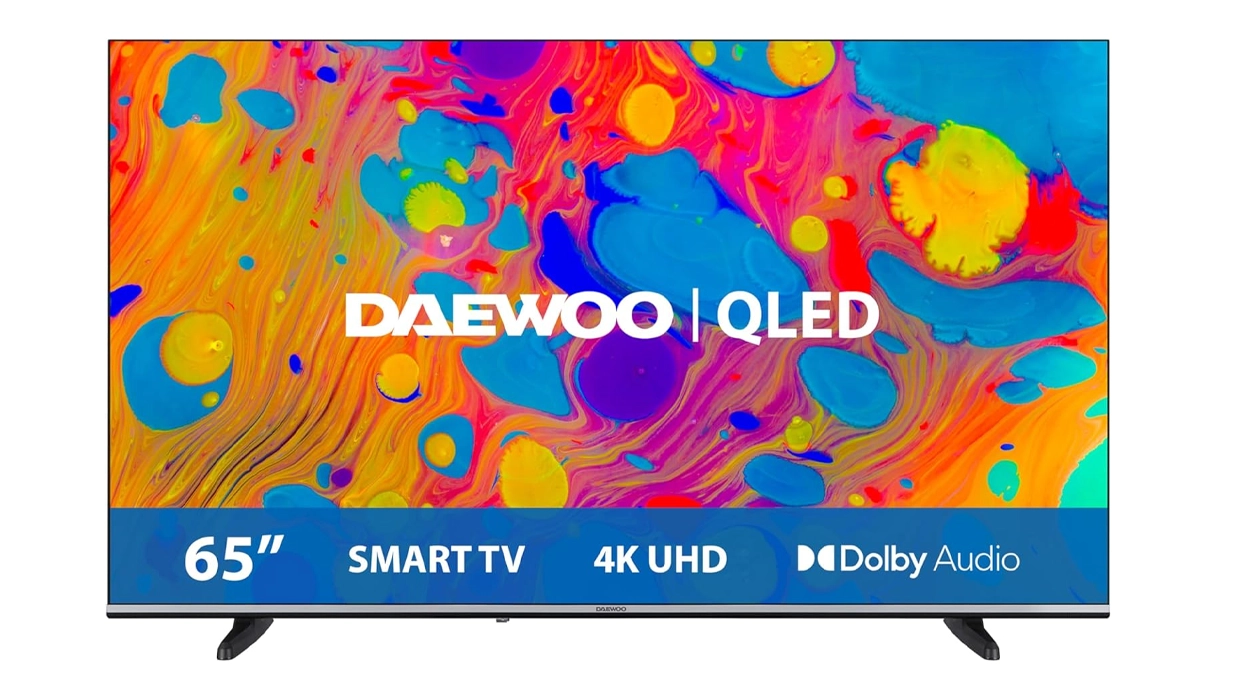 Chollo Smart TV Daewoo 65DM55QV QLED 4K de 65″ por sólo 339,15€ con envío gratis (24% de descuento)