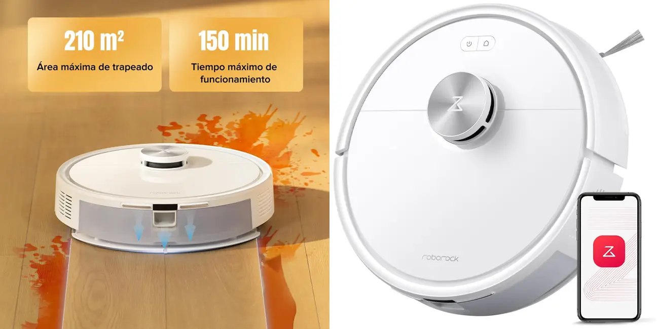 Chollo Robot aspirador Roborock Q7 M5 por sólo 139,99€ con envío gratis (-42%)