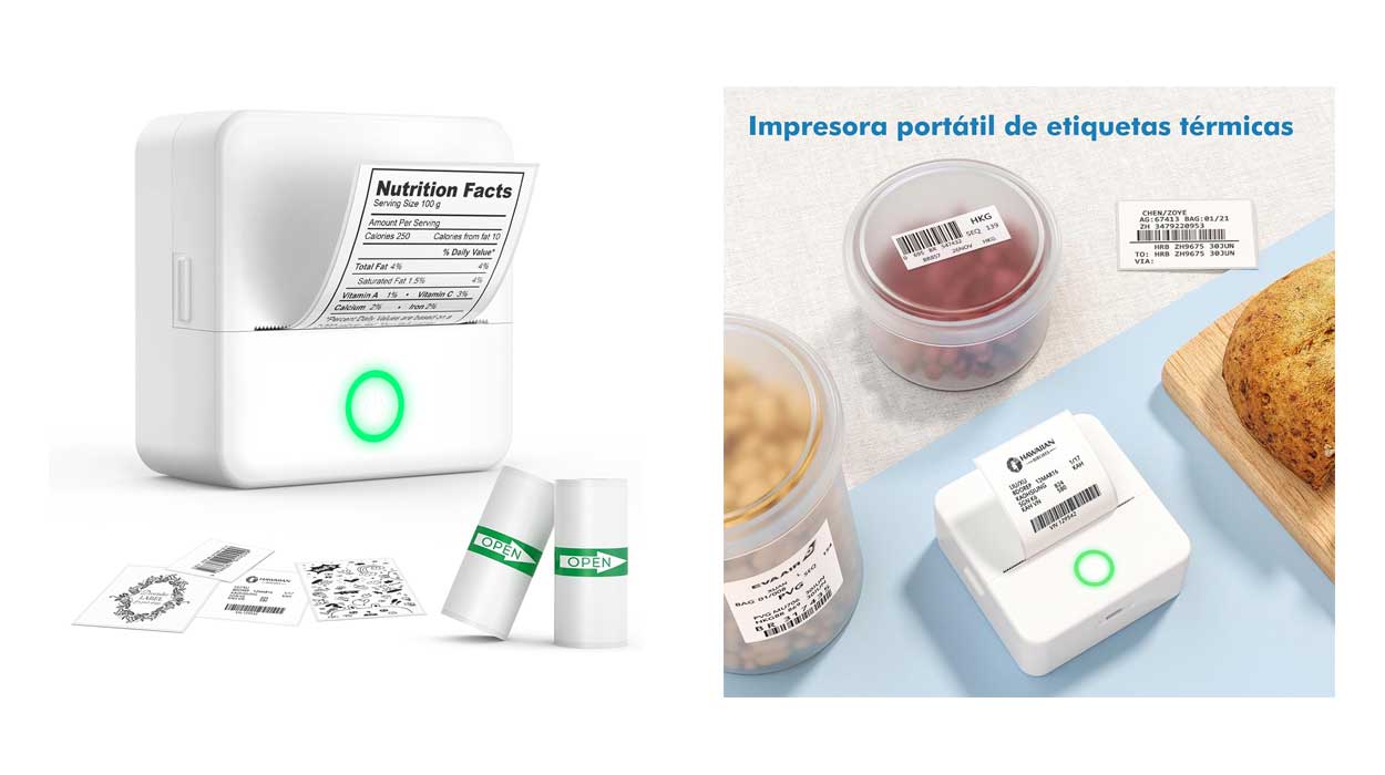 Esta impresora térmica de etiquetas autoadhesivas es una opción barata y eficiente para marcar y organizar todo lo que se te ocurra
